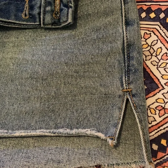 NWT Amuse Society Shoreline Denim Woven Short Size 27 - Picture 4 of 8